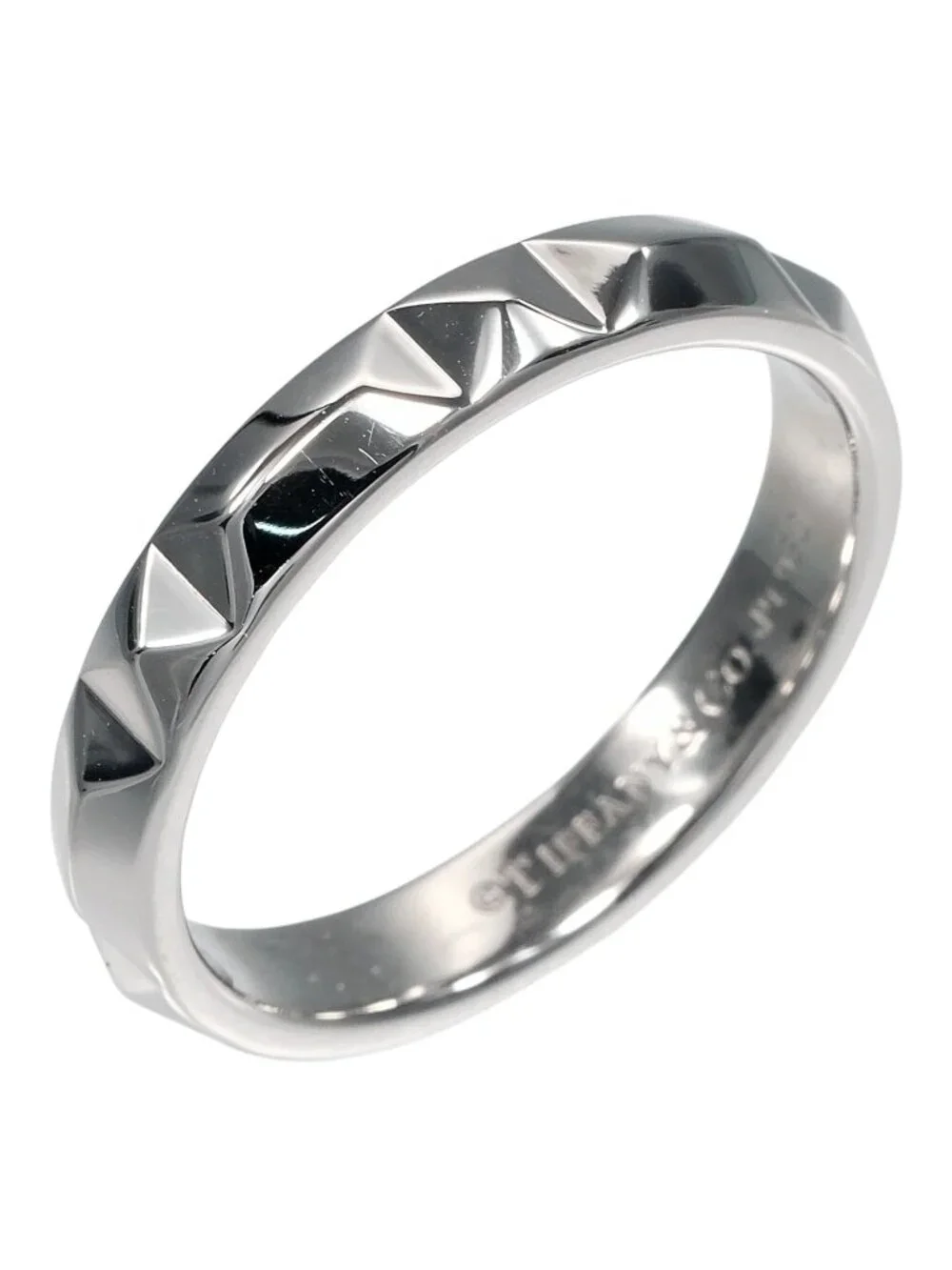 Tiffany & Co True Band Platinum Ring